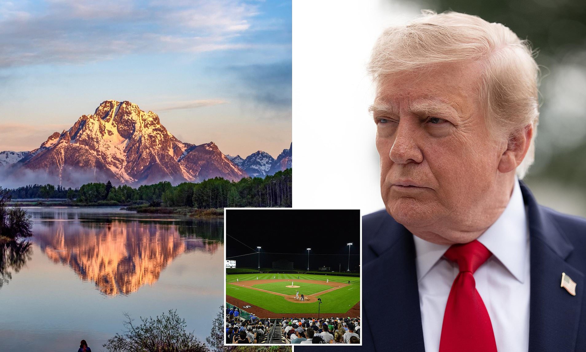 Trump administration eyes building massive baseball field inside ...
