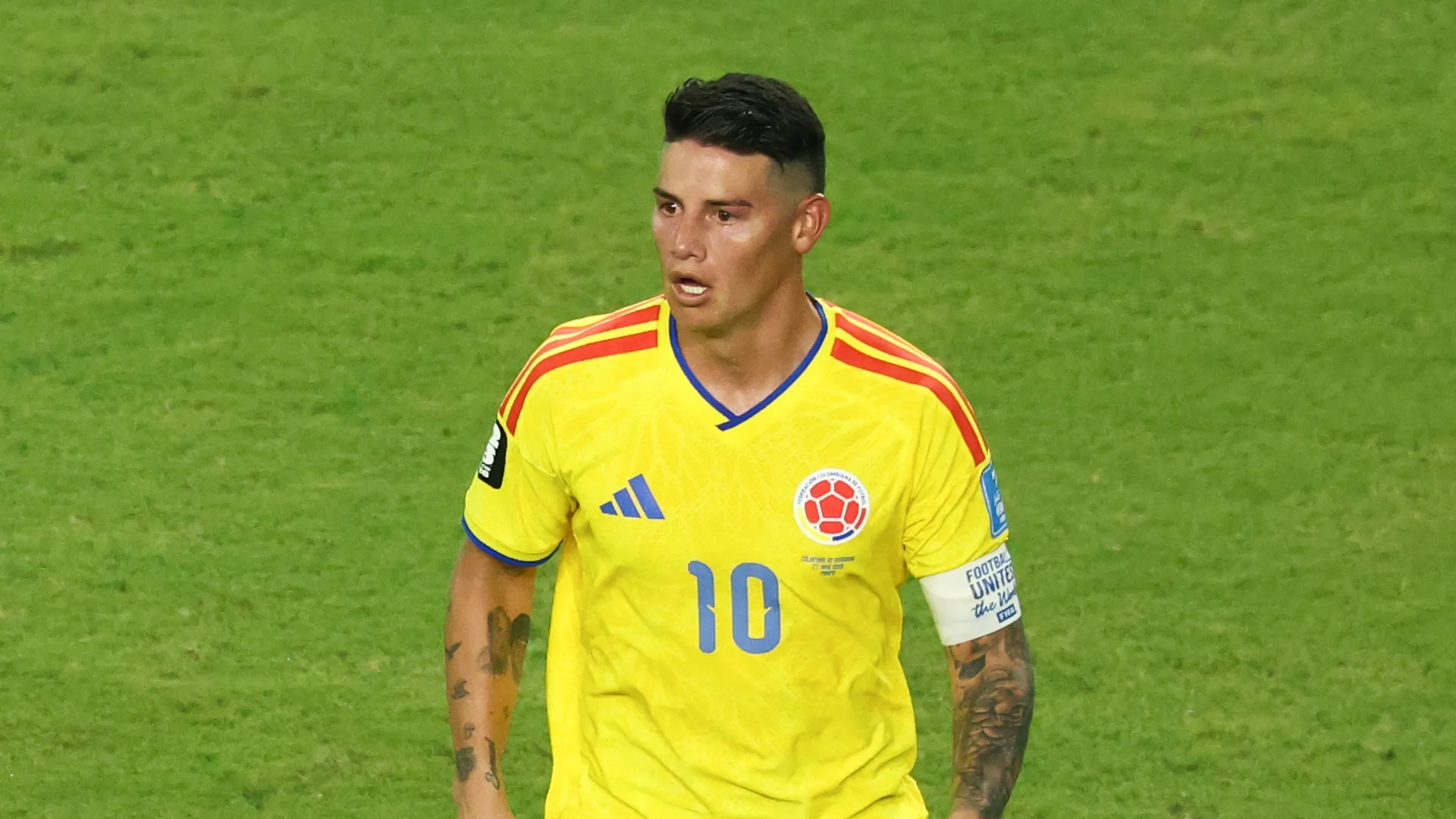 James Rodríguez de Colombia.