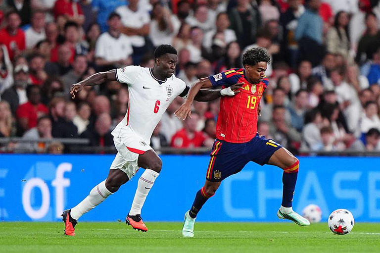 España marcó su primer gol a los dos minutos. | Bradley Collyer/PA Images/Getty Images
