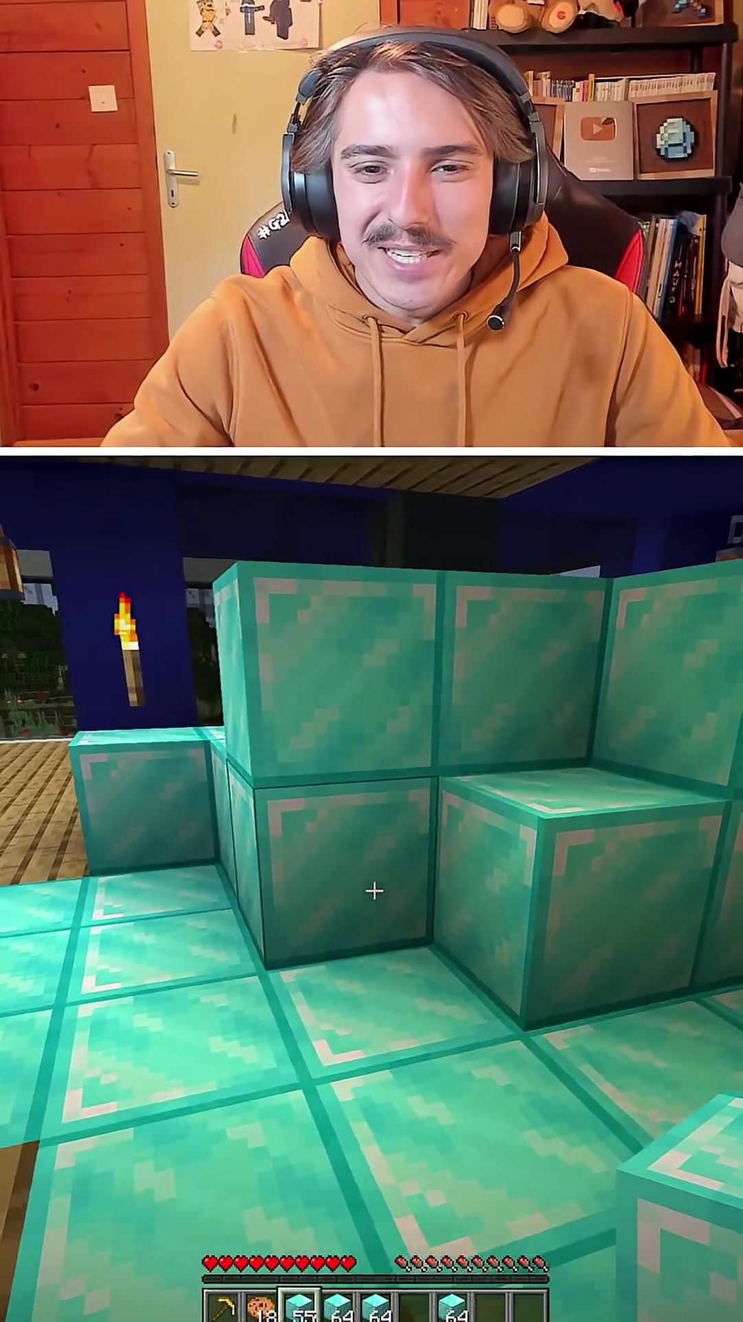 Steve est trop réaliste sur Minecraft! #minecraft #shorts