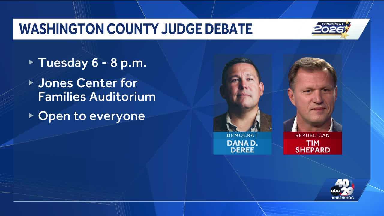 Candidates for Washington County judge set to participate in debate