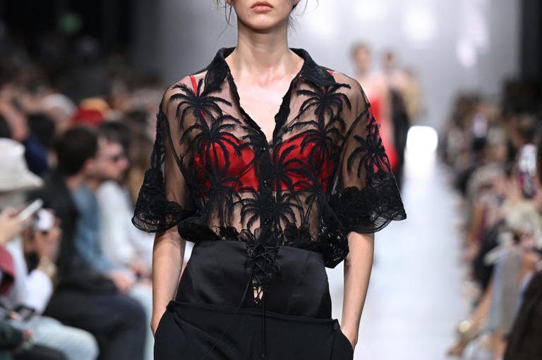 Ermanno Scervino spring 2027 brings tailoring, lace and denim to Milan ...