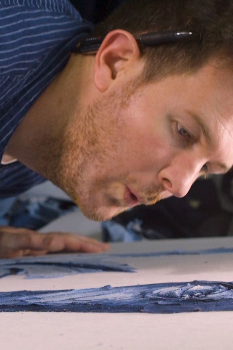 Ian Berry turns denim into extraordinary artwork