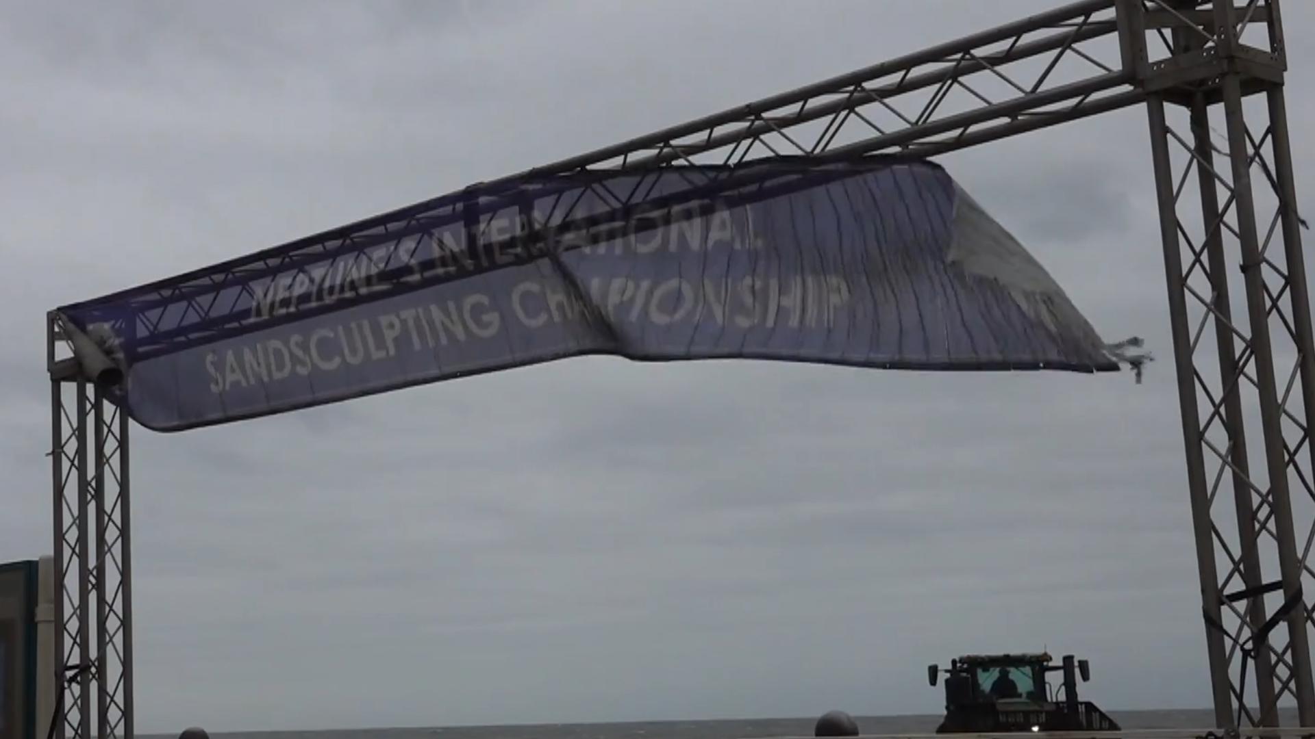 Neptune Festival closes sand sculpting tent, moves musical performances
