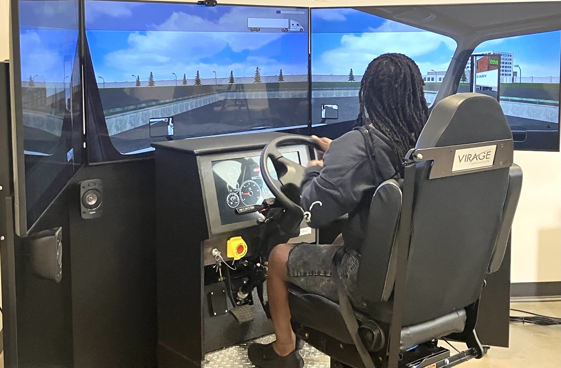 Goodwill’s commercial vehicle simulator helps career seekers