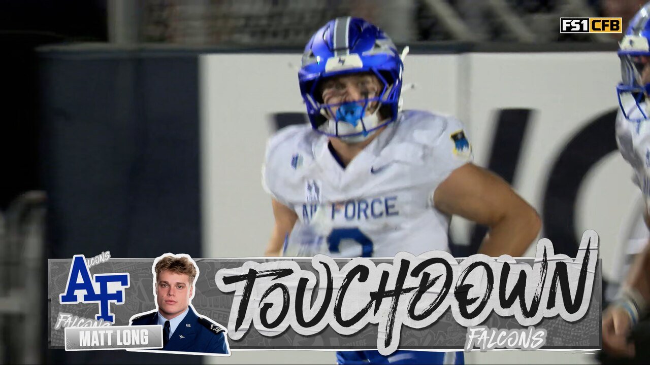 Air Force's Liam Szarka connects with Matt Long for seven-yard TD ...