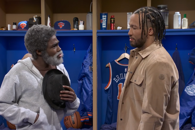 Jalen Brunson uses SNL sketch to ruthlessly roast his own father