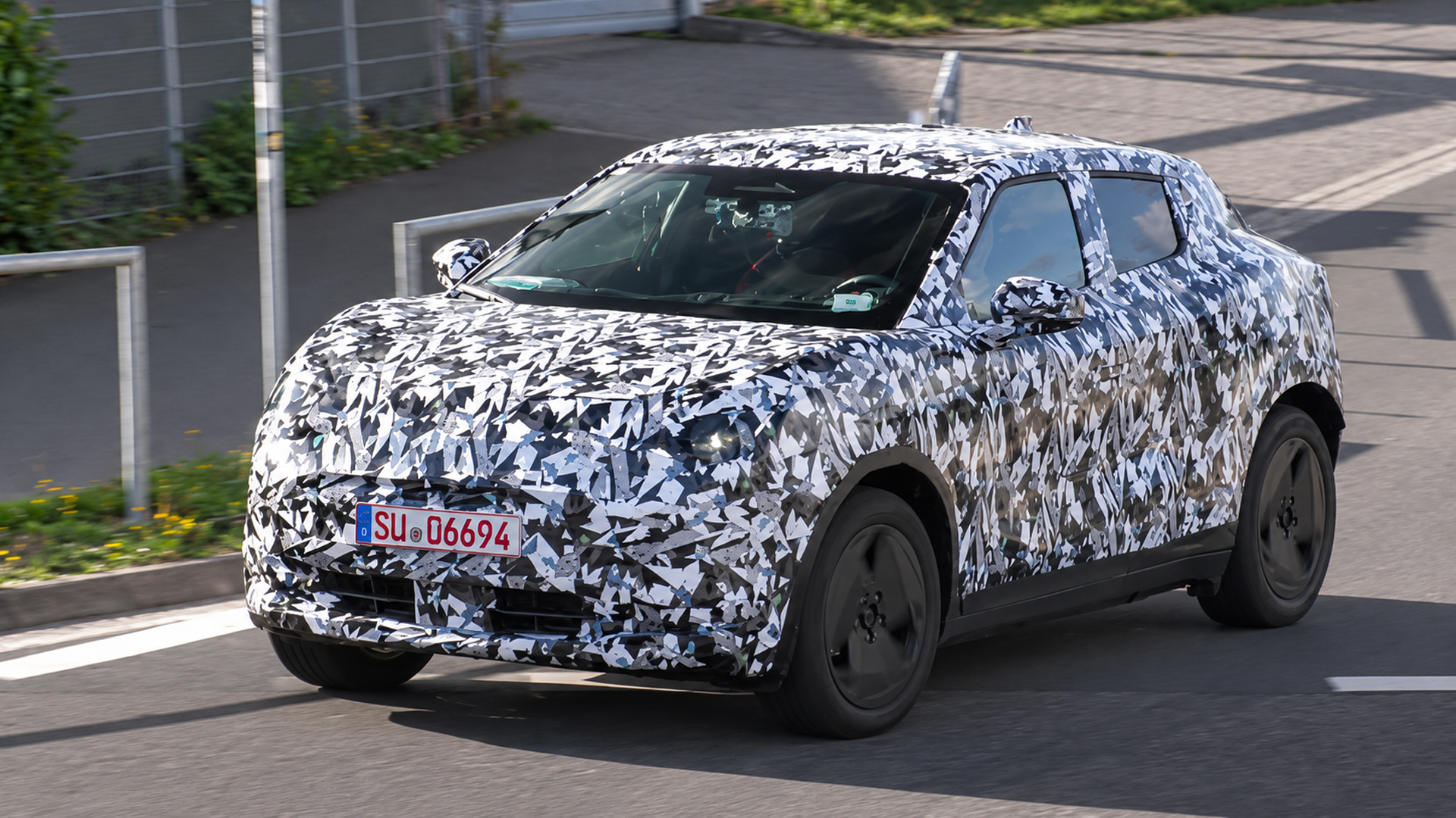 All-new 2027 Nissan Juke EV caught testing at the Nürburgring