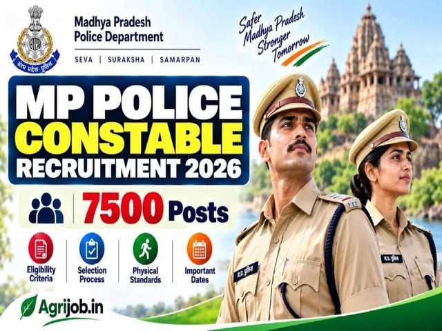 MP police constable recruitment 2026: Apply online for 7,500 GD posts ...