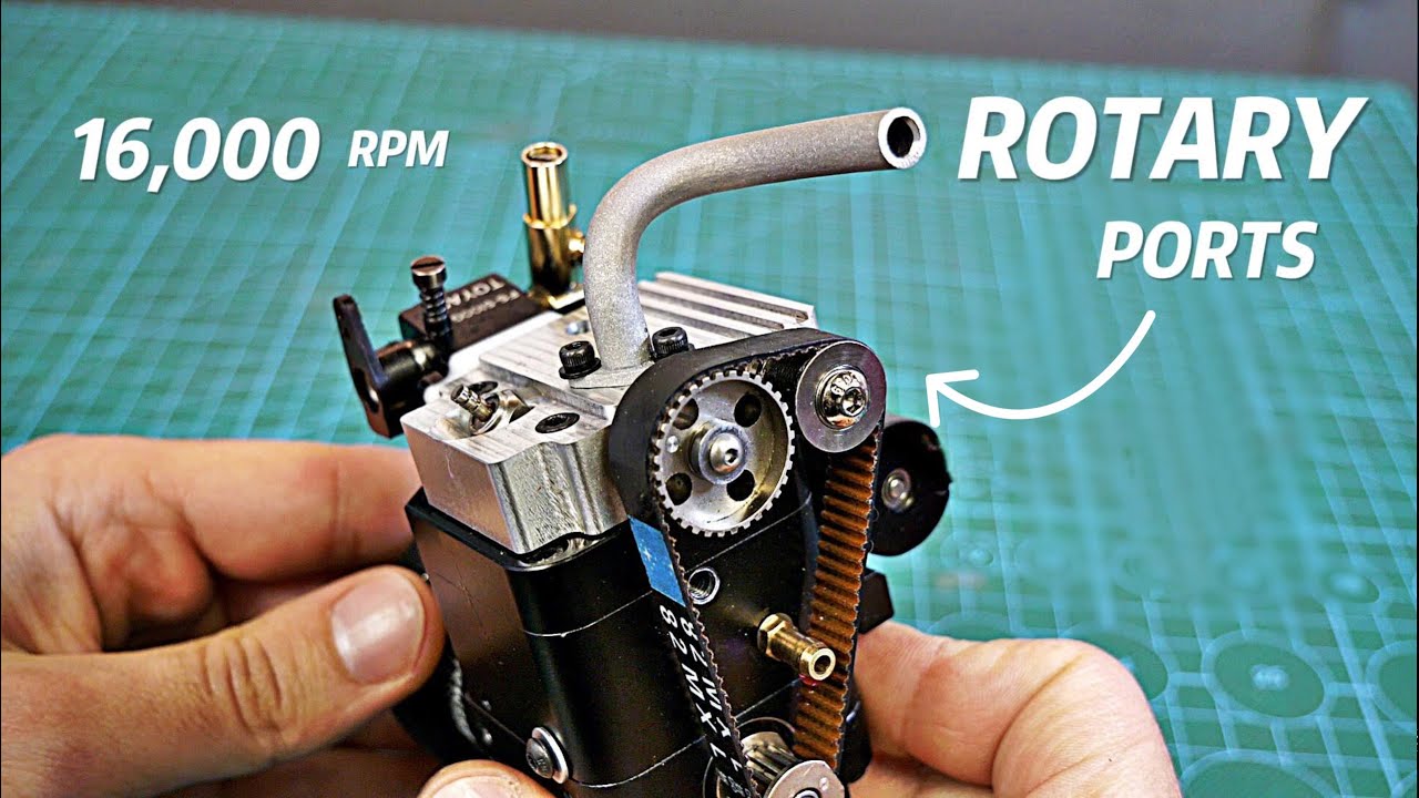 Creating a unique cylinder head with rotary port design