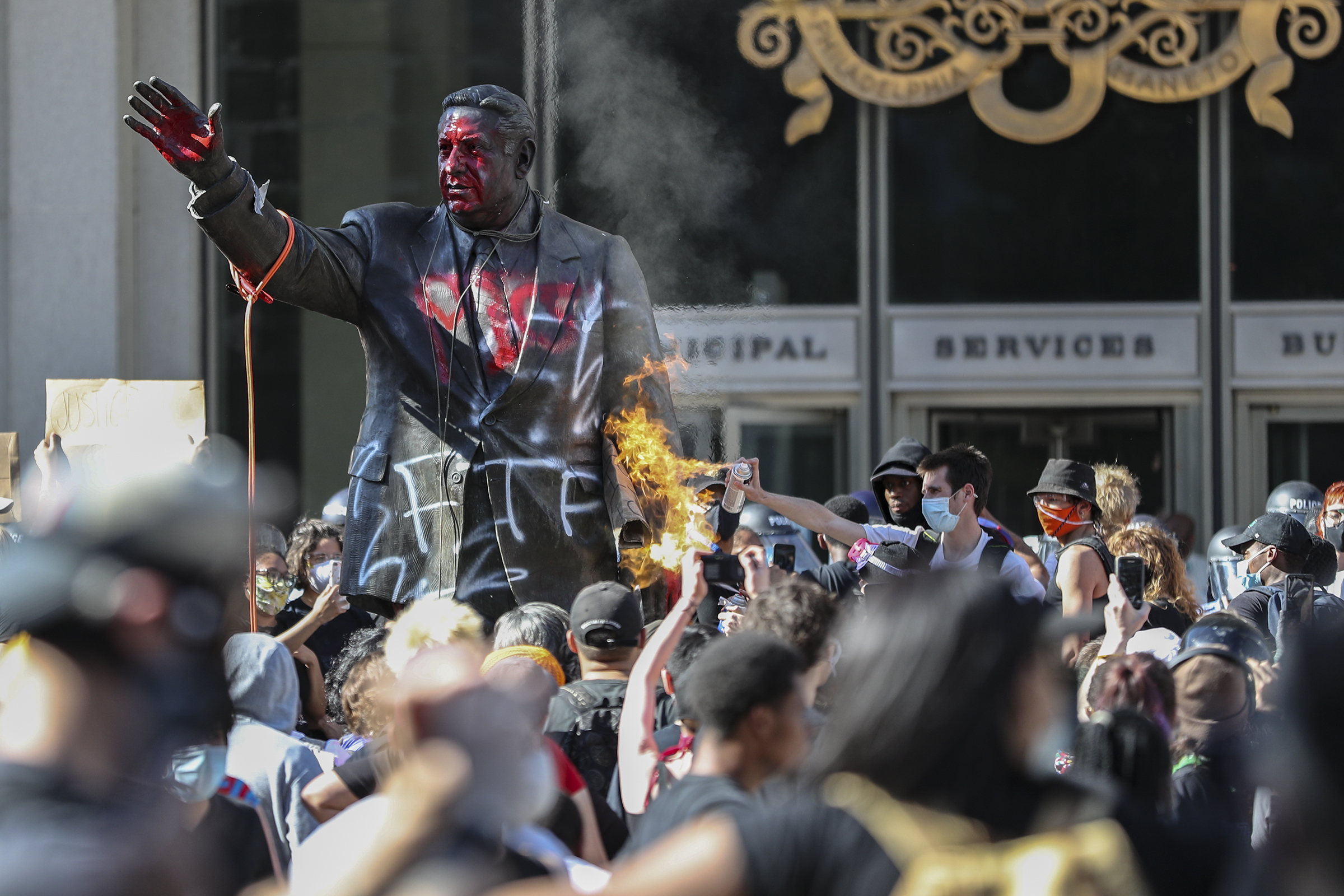 He made one of the greatest pieces of public art in Philly. He also ...