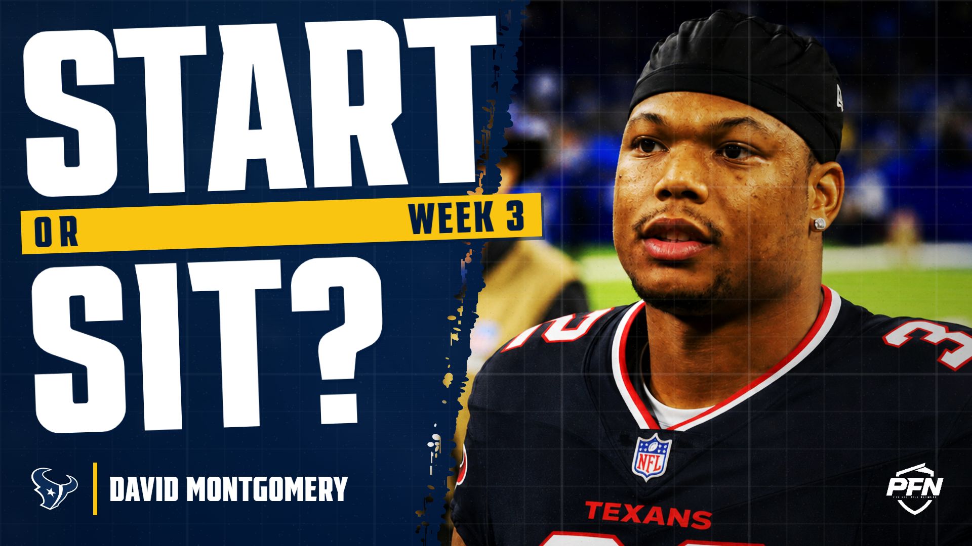 David Montgomery fantasy week 3 start or sit: A bounce-back spot with a ...