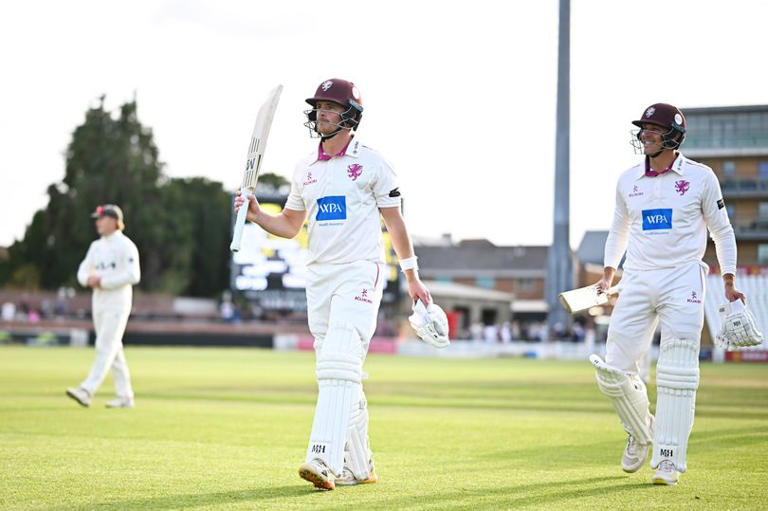 Tom Abell scores Somerset triple century as clash with Surrey ends in draw