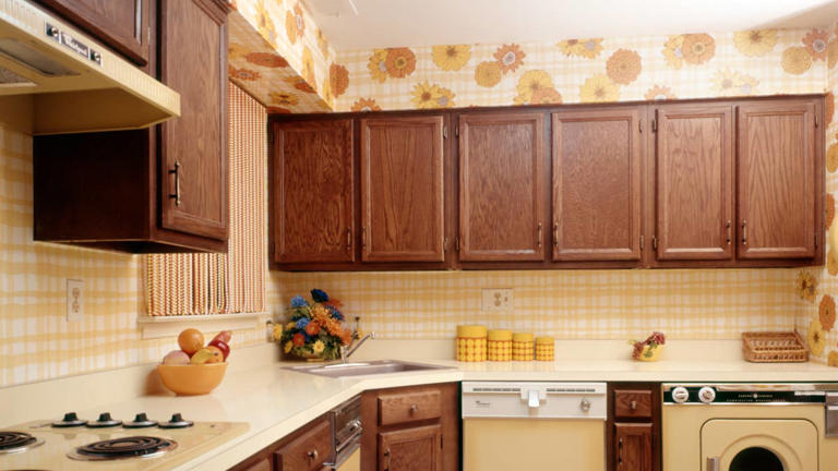 Designers reveal why kitchen wallpaper is back in style post-COVID