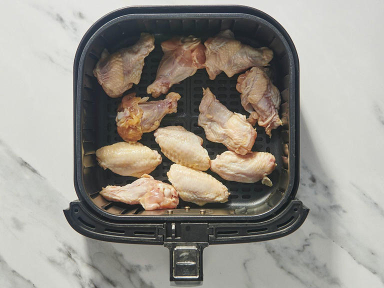 For shatteringly crispy chicken wings, don’t skip this step