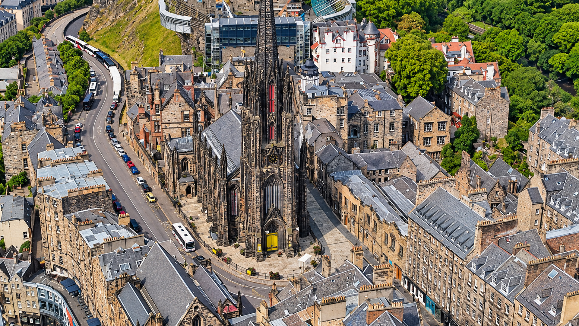 The hub standing tall in historic Edinburgh