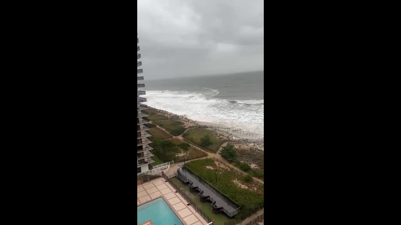 Nor’easter erodes beach and washes out dune fences along 140th Street ...