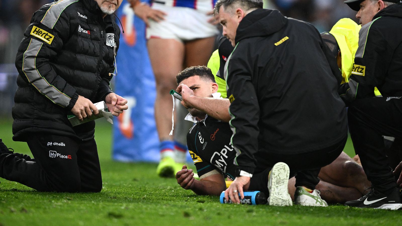 Nathan Cleary suffers horrific injury as Penrith Panthers crash out of ...
