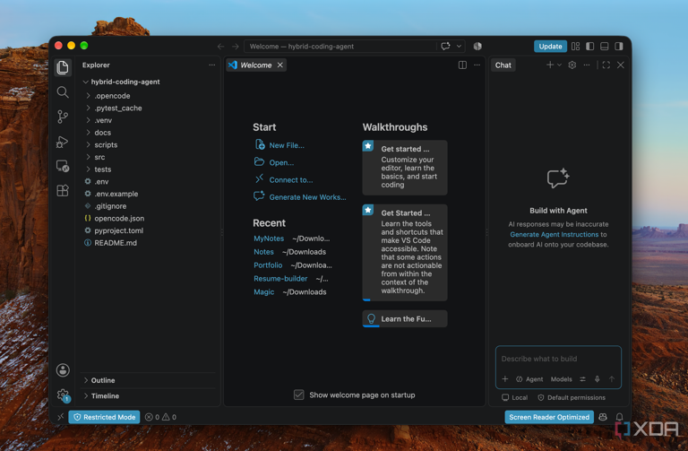 VS Code has a tunnel feature buried in the account menu, and it turned ...