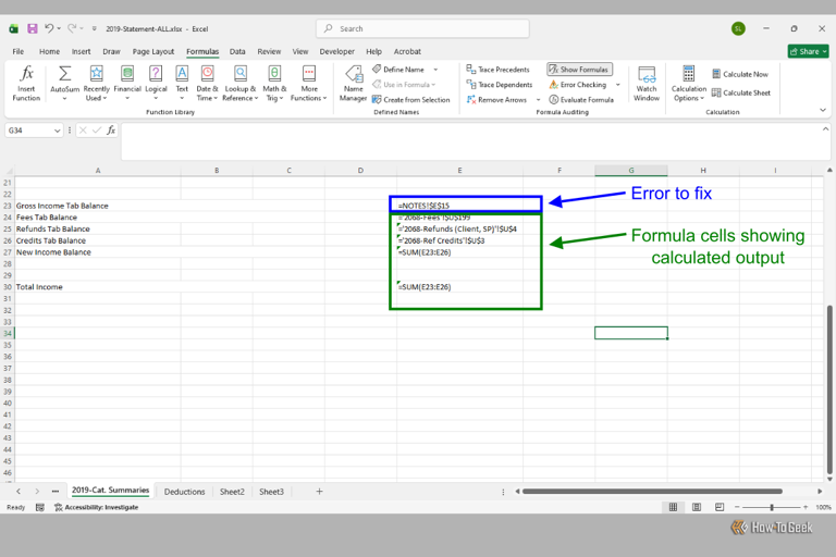 Stop clicking every cell to check formulas: This Excel shortcut shows ...