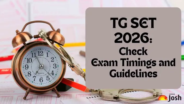 TG SET exam 2026: Check exam shift timings & exam day guidelines