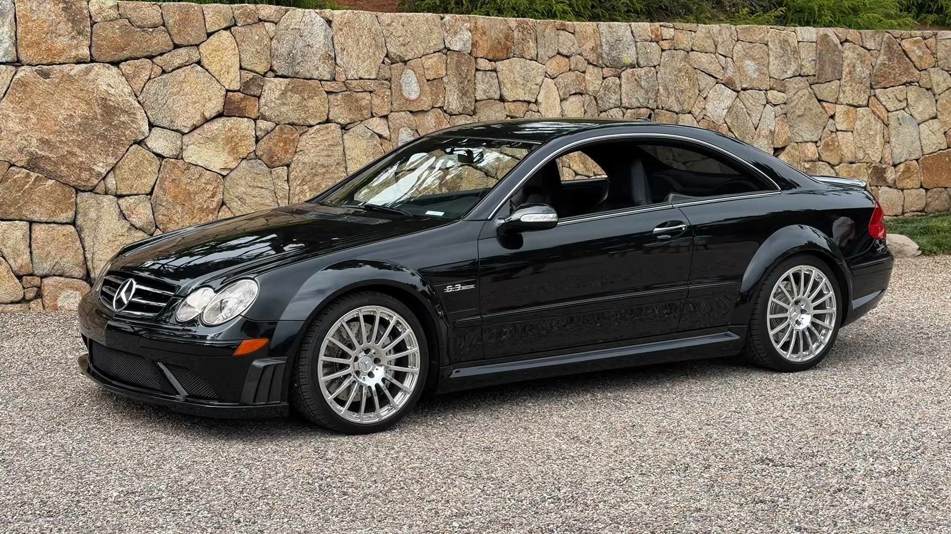 Rare manual Mercedes-Benz CLK 63 AMG Black Series with a V8 engine