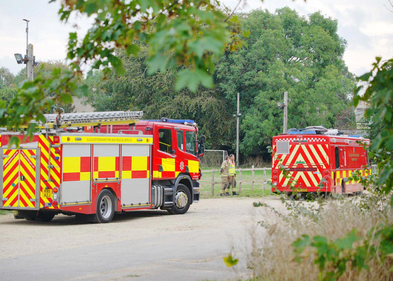 Men arrested under Explosives Act as villagers evacuated near RAF Fairford