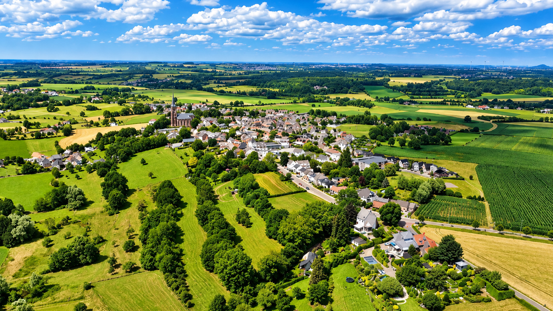 Vijlen surrounded by green Dutch countryside
