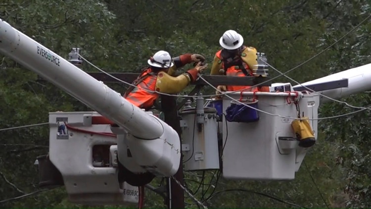 Nor’easter brings high winds, power outages to southeastern Connecticut