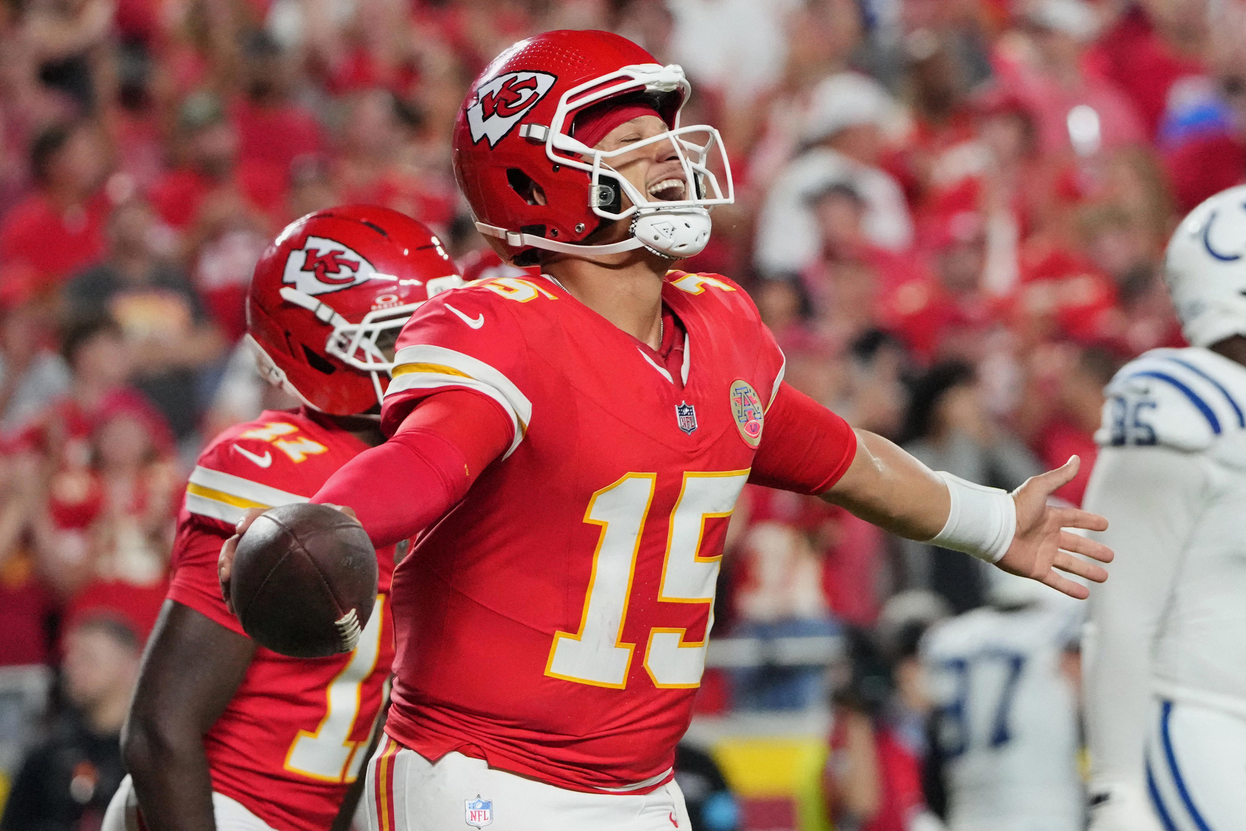 Patrick Mahomes tossed two TDs in Week 3