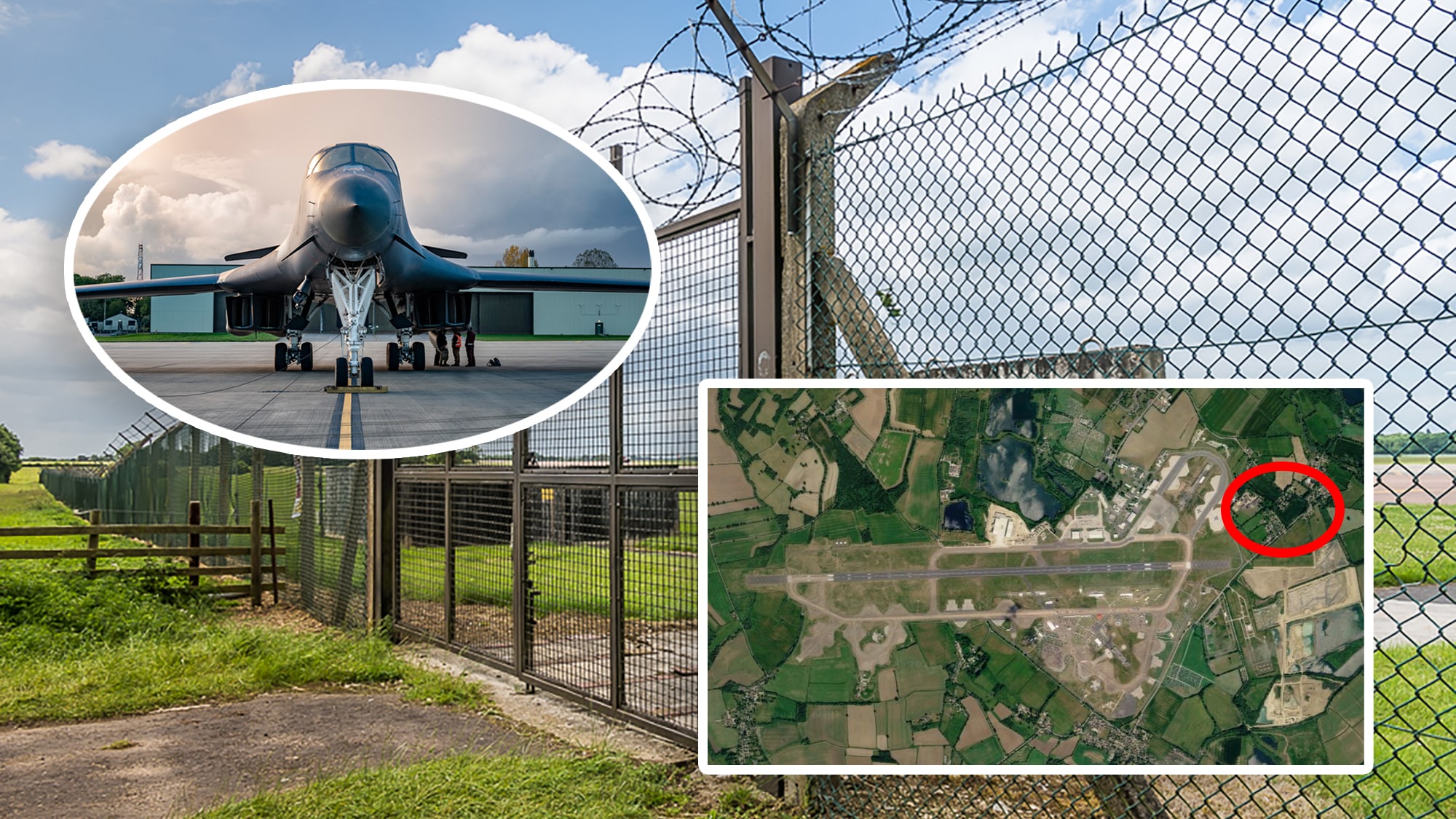 Major incident near RAF Fairford after arrests made under Explosives Act
