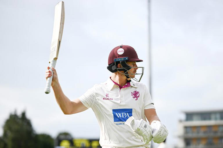 Tom Abell scores Somerset triple century as clash with Surrey ends in draw