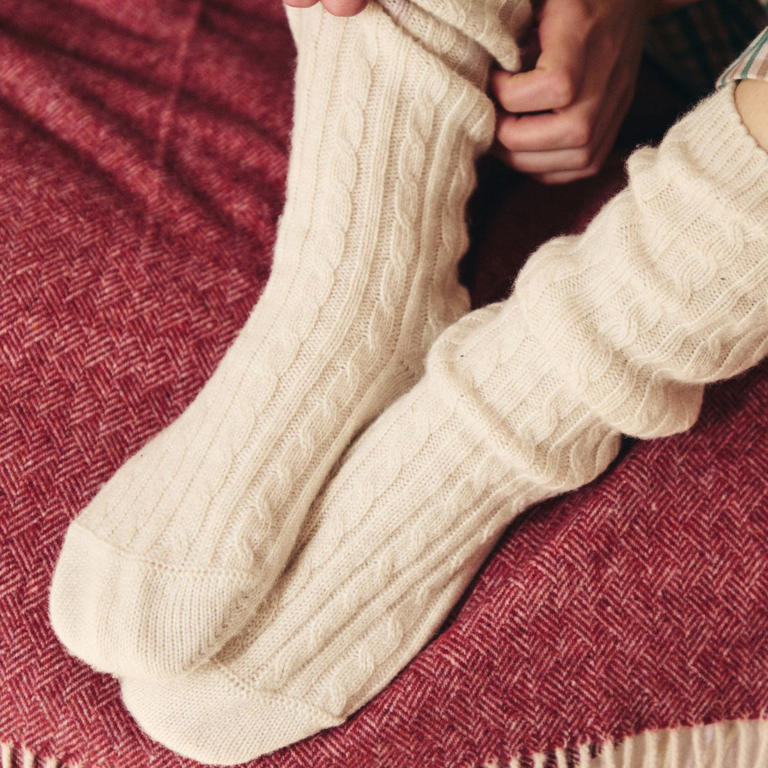 I'm recommending these £30 M&S cashmere socks to all my friends