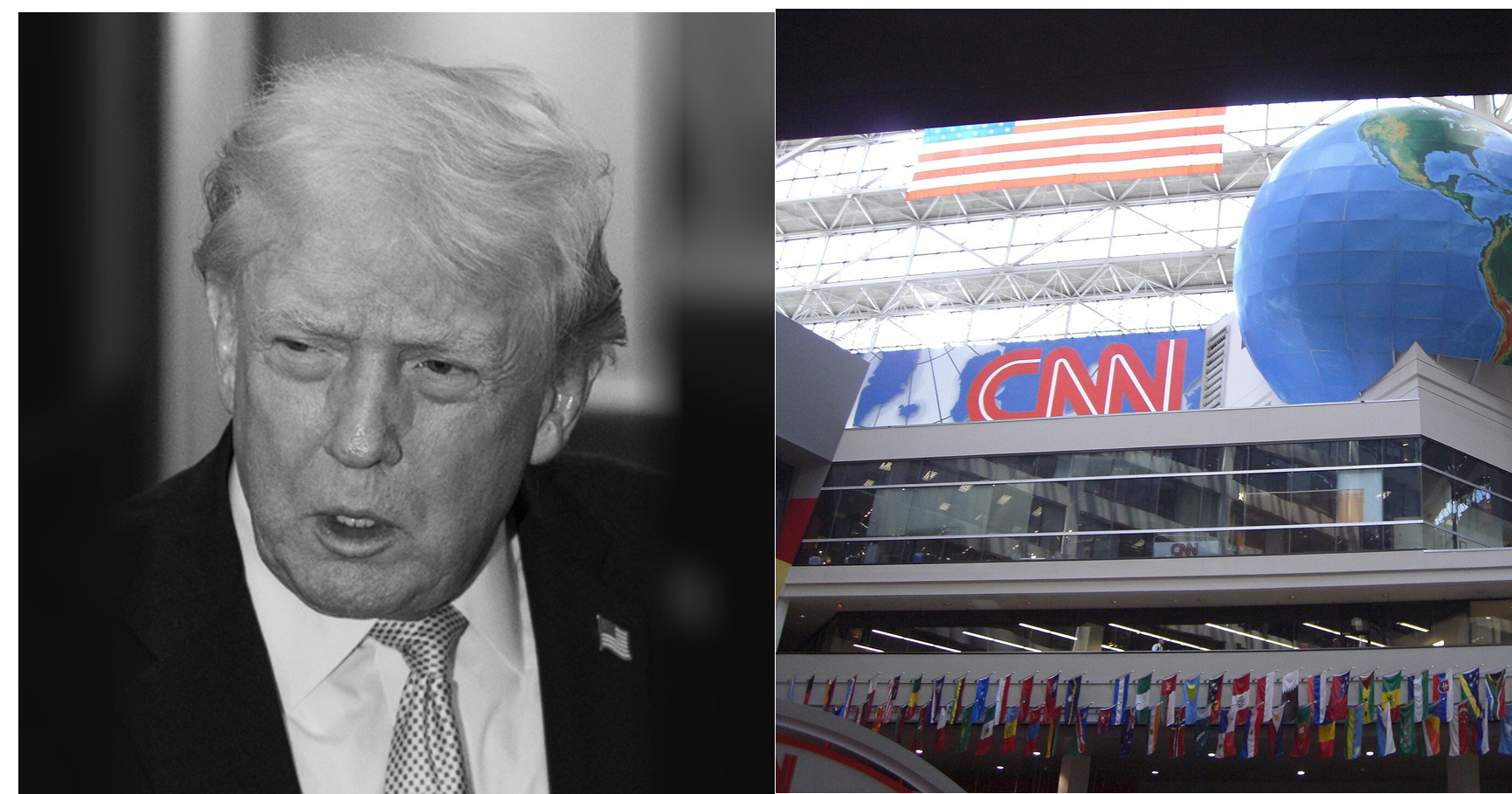 Trump bars CNN from Air Force One, widening White House press clash