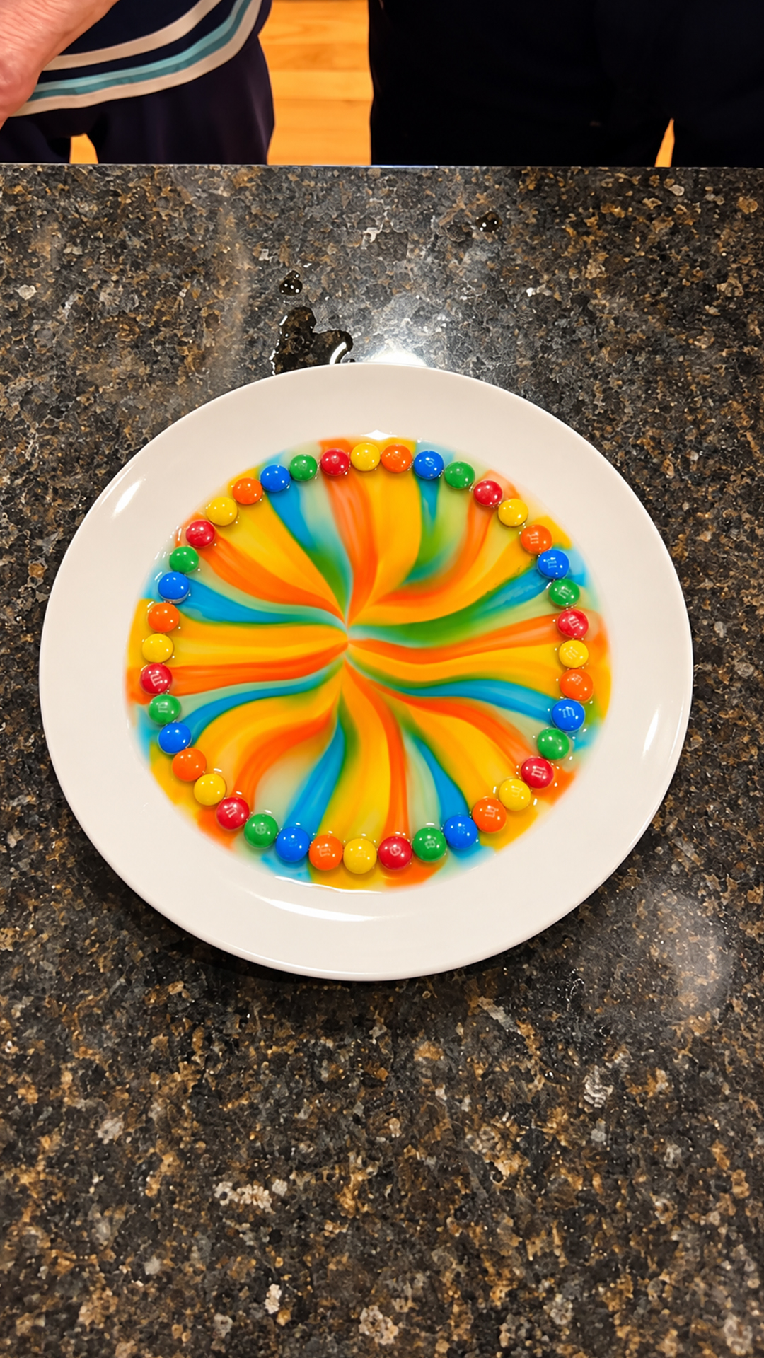 Making a bright, candy-inspired M&M painting for granny