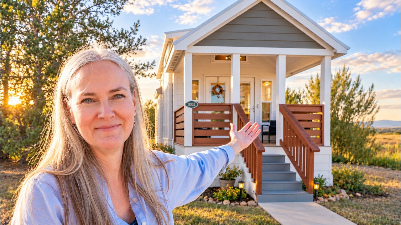 She downsized in a tiny house at 60 and started over