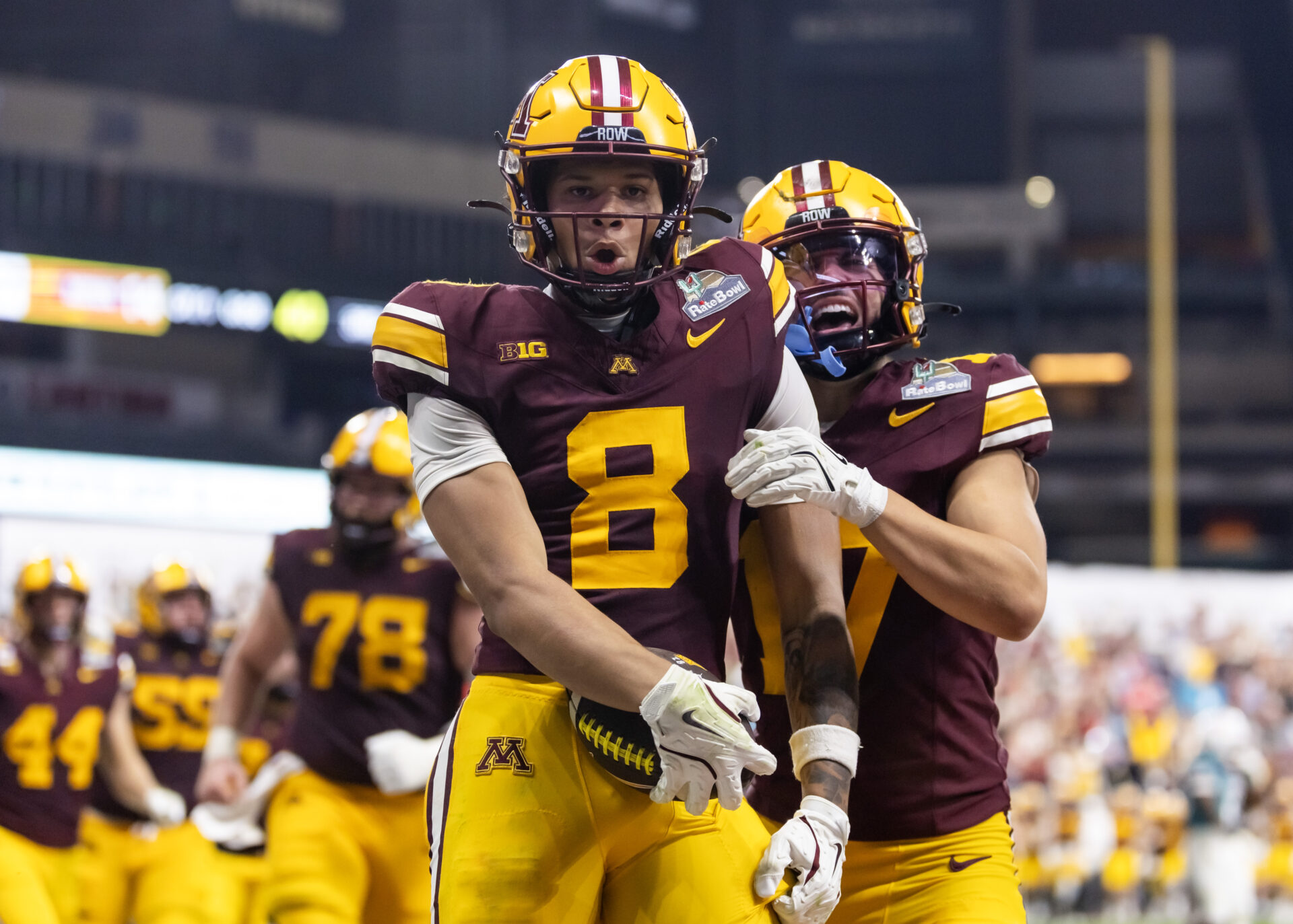 PJ Fleck goes viral after smearing Minnesota player's blood on his face