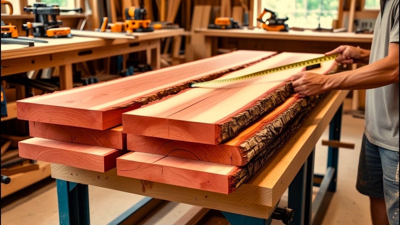 These rough wood panels looked worthless... now they're stunning ...