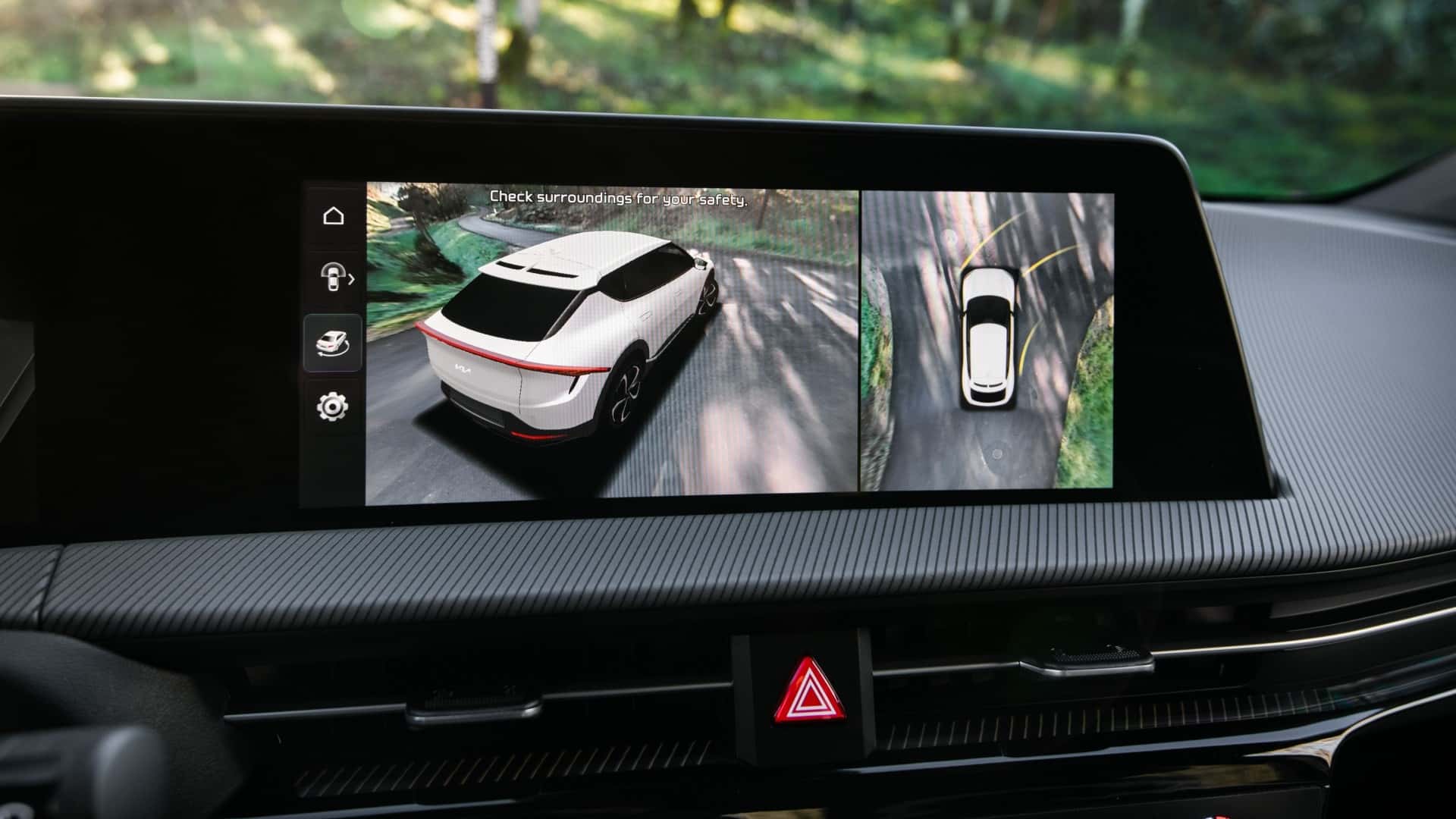 There's no camera above your car. So how does bird's-eye view work?