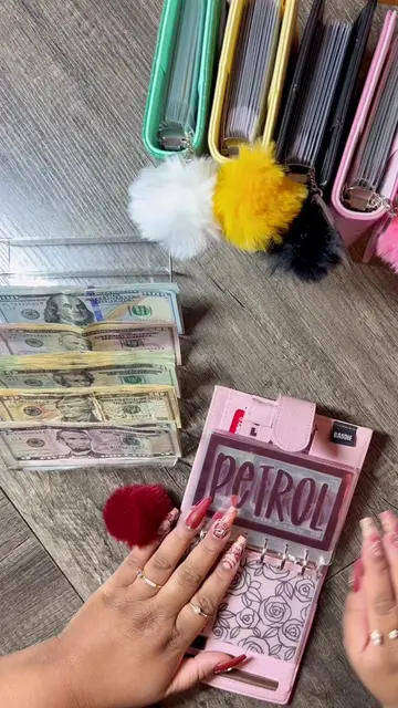 Stuffing my cash envelopes for gas groceries and savings
