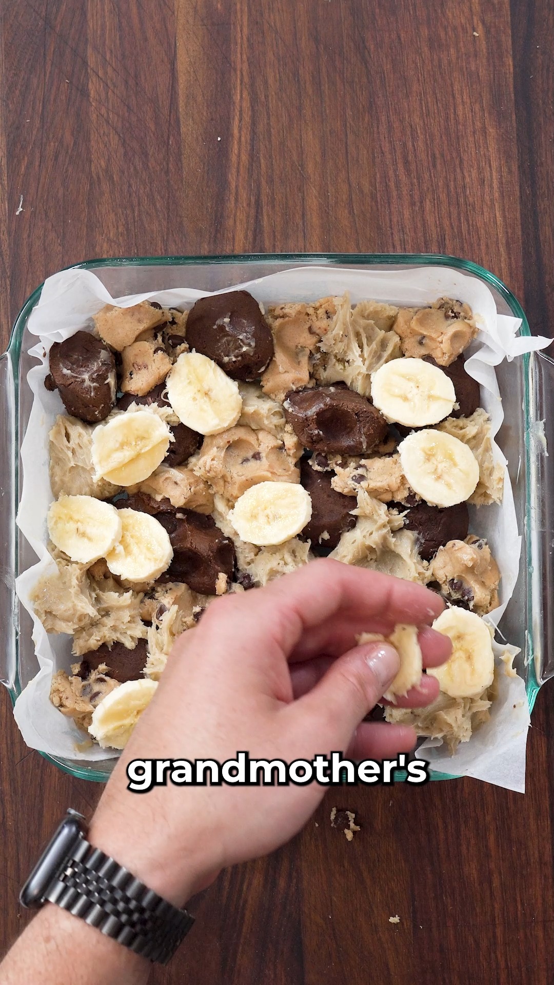 Chocolate chip banana brownies