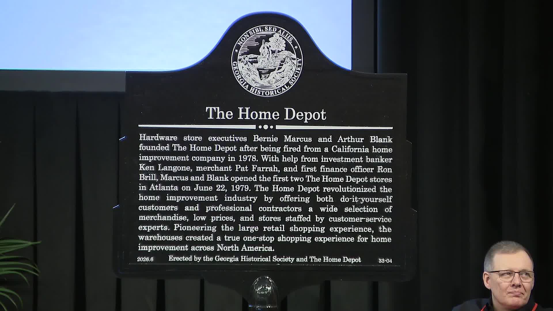 The Home Depot honored with new historical marker at Atlanta headquarters