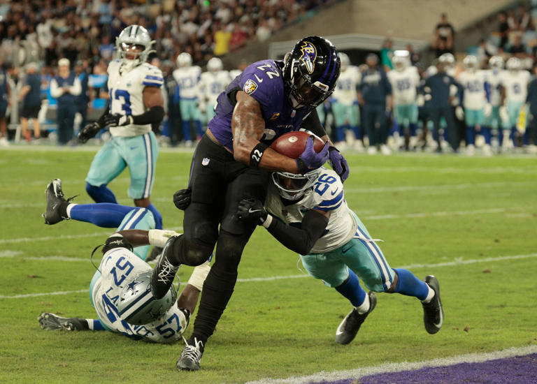 Derrick Henry passes Ray Rice, ties Mark Andrews in Ravens record book