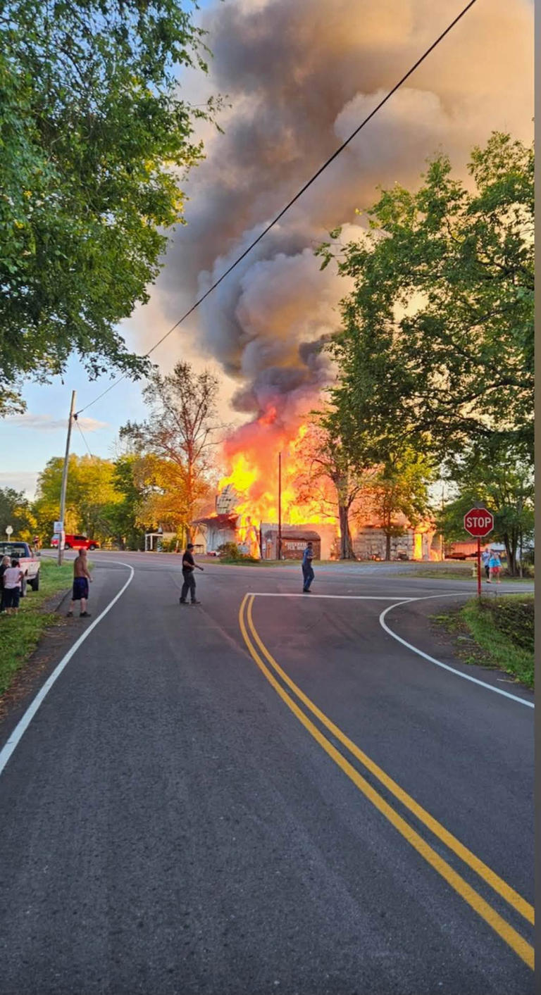 Rutherford County store building destroyed in fire, investigation underway