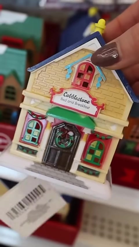 Dollar Tree mini village upgrade! 🏠 🤫 #christmas #dollartreediy