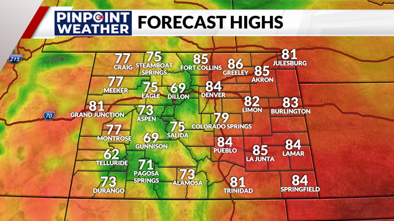Denver weather: Temperatures cool down midweek