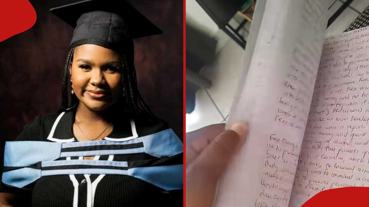 Master's student handwrites her entire 40,000-word dissertation, shares ...