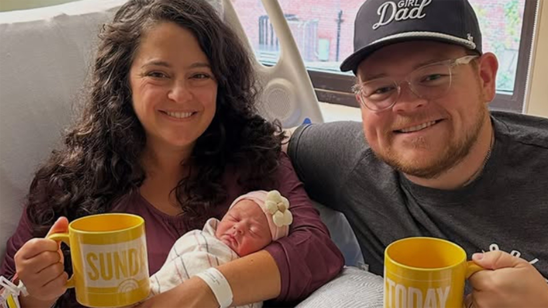 New parents welcome baby girl in Sunday TODAY mug shot