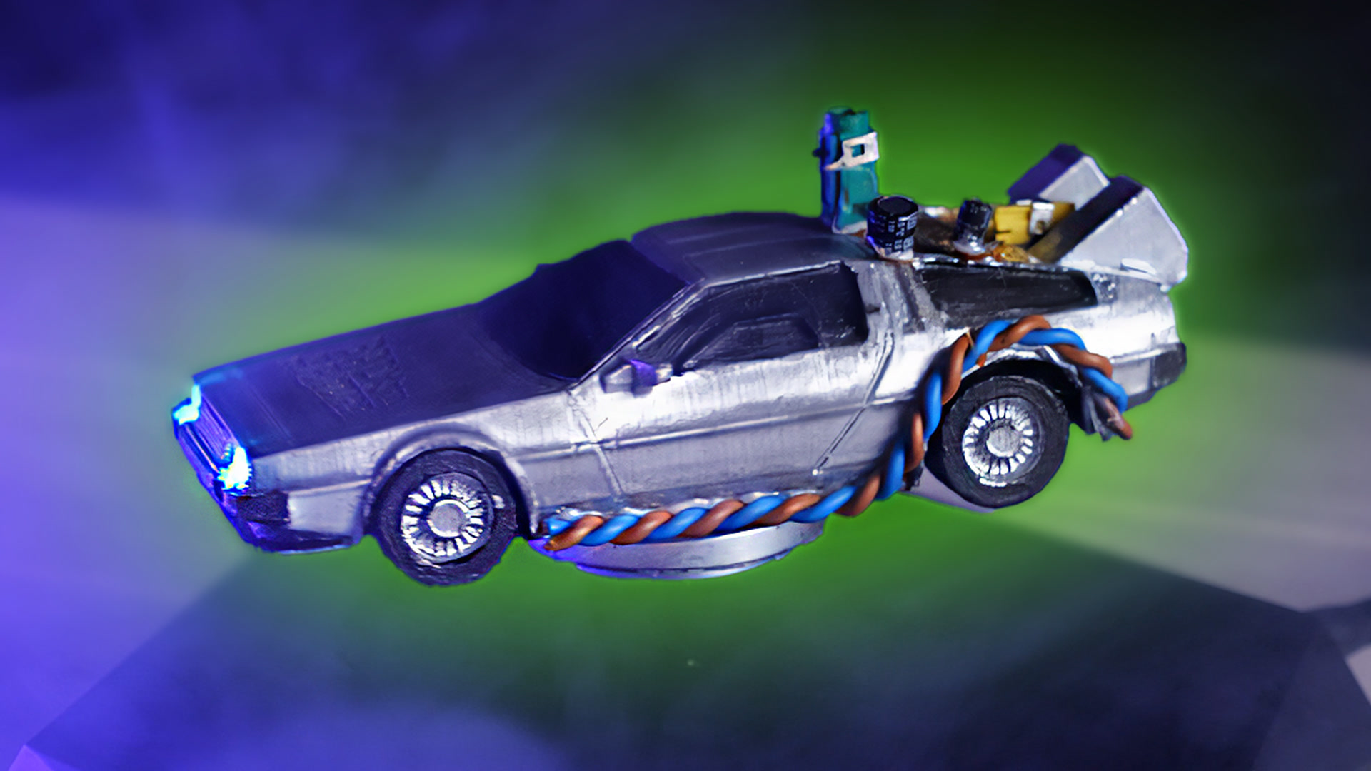 From old plastic to legendary DeLorean car – an amazing transformation!