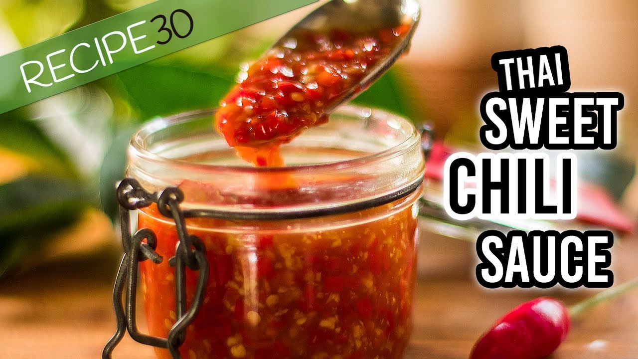 Homemade Thai sweet chili beats jars